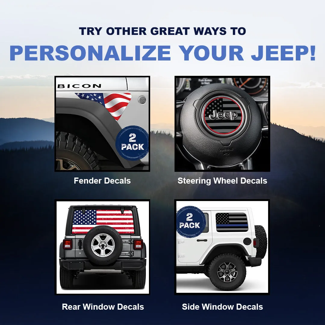 Purples Collection American Flag Grille Inserts product image