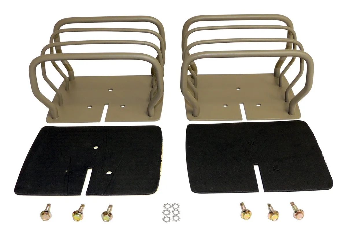 Tail Light Guard Set 1976-1983 CJ-5;1976-1986 CJ-7;1981-1986 CJ-8;1987-1995 YJ Wrangler;1997-2006 TJ Wrangler; product image