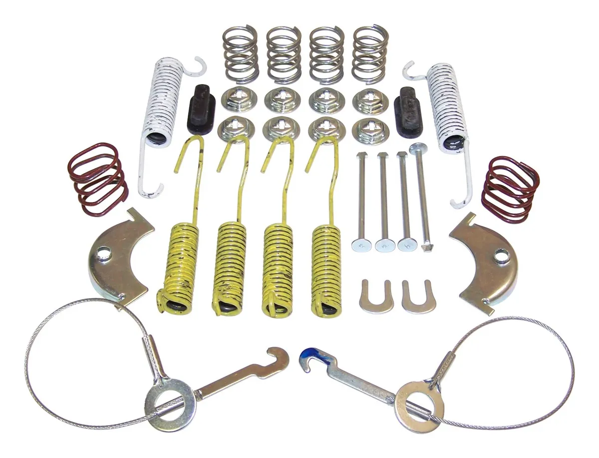 1984-1993 XJ Cherokee MJ Comanche w/ Dana 44 Rear Axle w/ 10" X 2-1/2" Drums;1986-1986 CJ-7 CJ-8 w/ Dana 44 Rear Axle;1987-1998 YJ Wrangler w/ Dana 44 Rear Axle w/ 10" X 2-1/2" Drums;Drum Brake Small Parts Kit product image