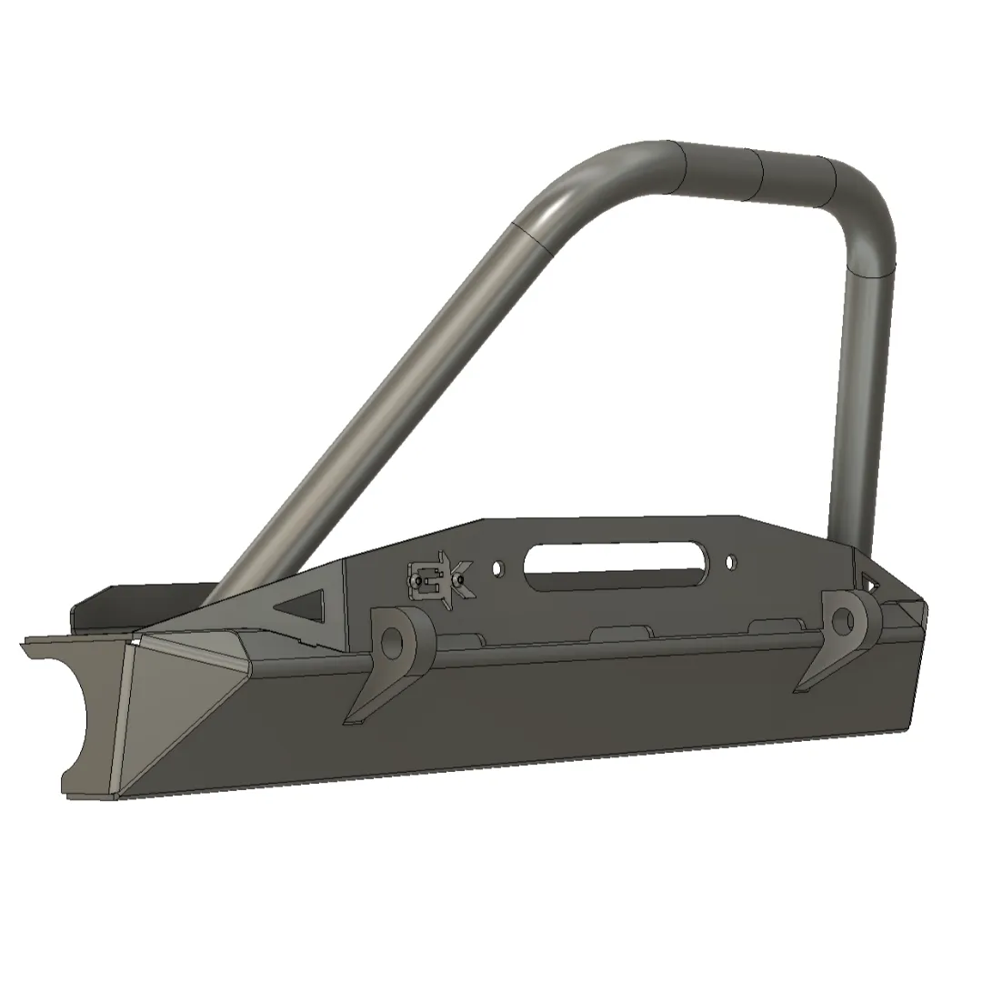 Front Diamond Series Stubby Bumper for Jeep TJ Wrangler (97-06) product image