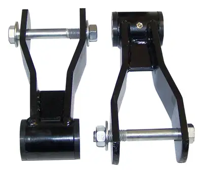 Crown Automotive Jeep Replacement Hd Shackle Kit 1984-2001 XJ Cherokee (Provides 1.5" of Lift);1986-1993 MJ Comanche (Provides .75" of Lift);