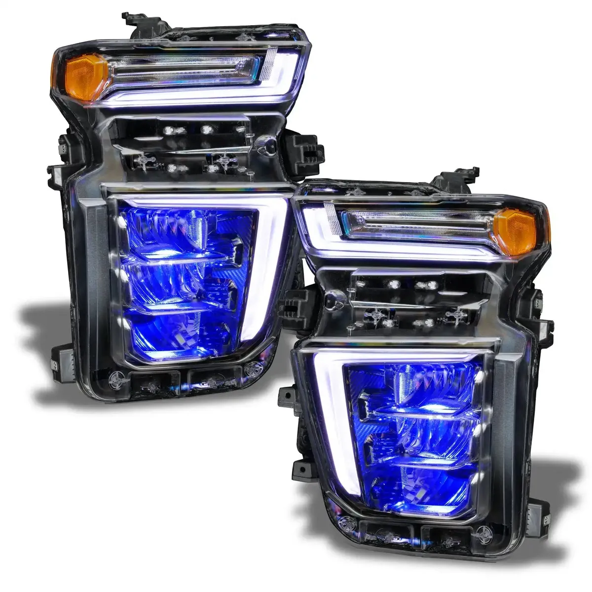 ORACLE Lighting 2020-2021 Chevrolet Silverado HD 2500 3500 ColorSHIFT RGB Headlight Demon Eye Kit product image