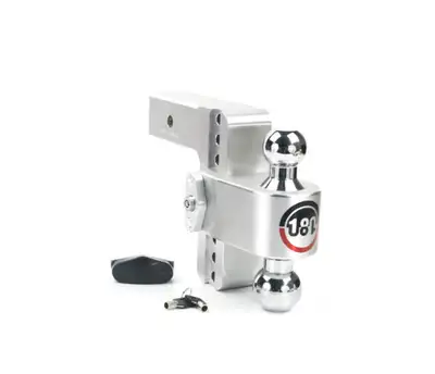 Weigh Safe 180 Turnover Ball 6 Drop Hitch w/ 2.5 Shank Keyed Alike Ws05 Included
