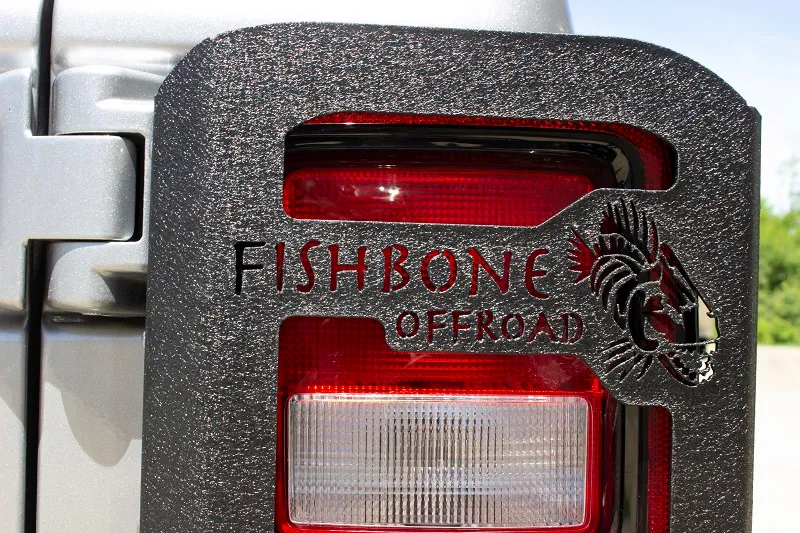 Fishbone Offroad Tail Light Guards for 2018 & Up Jeep Wrangler FB21119 product image