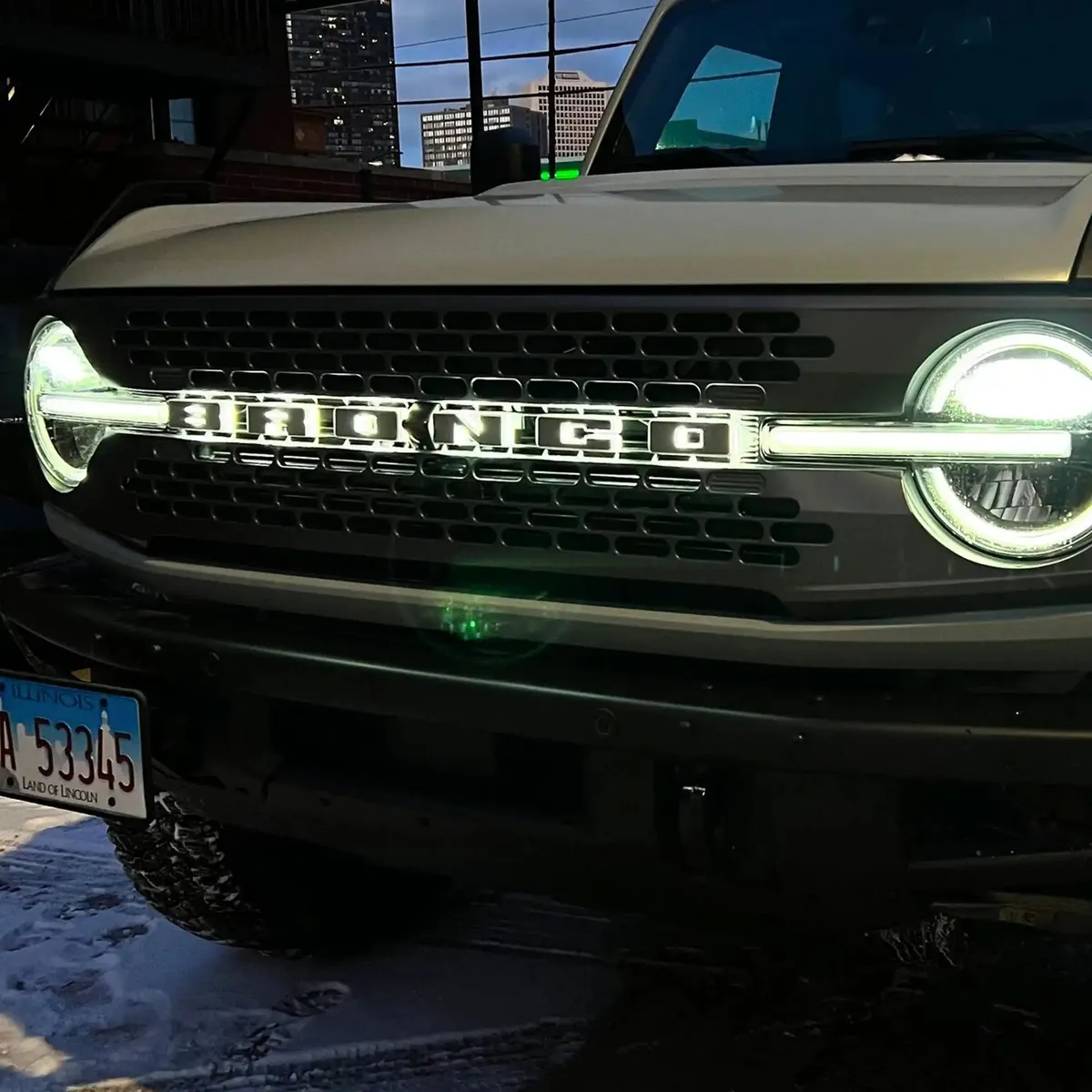 ORACLE Lighting Universal Illuminated LED Letter Badges - Matte White Surface Finish - A product image