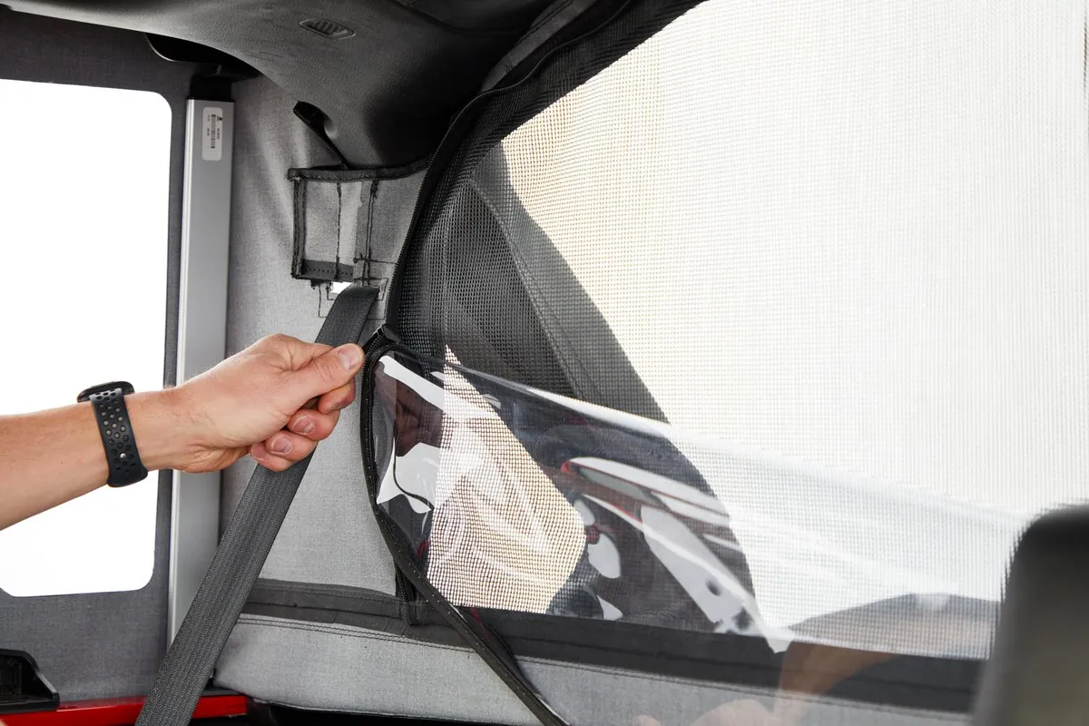 Bestop Halftop Soft Top - Jeep '24-Current Wrangler JL 4-Door (Black Diamond) product image