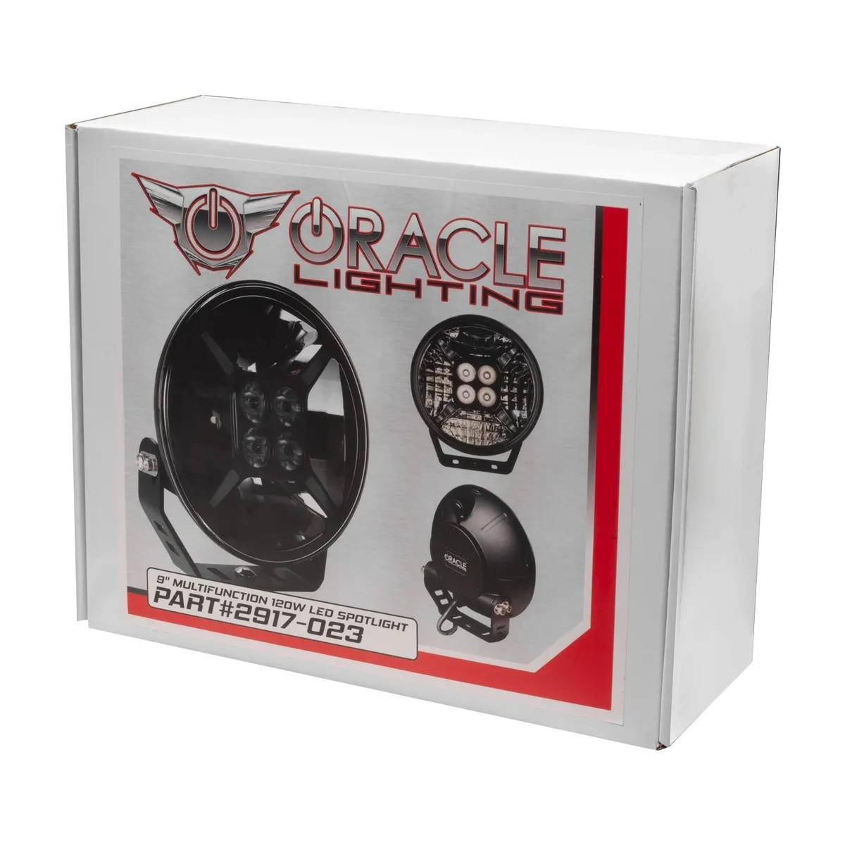 Oracle Lighting Exo 9" Multifunction 120w LED Spotlight – Round Post Mount product image