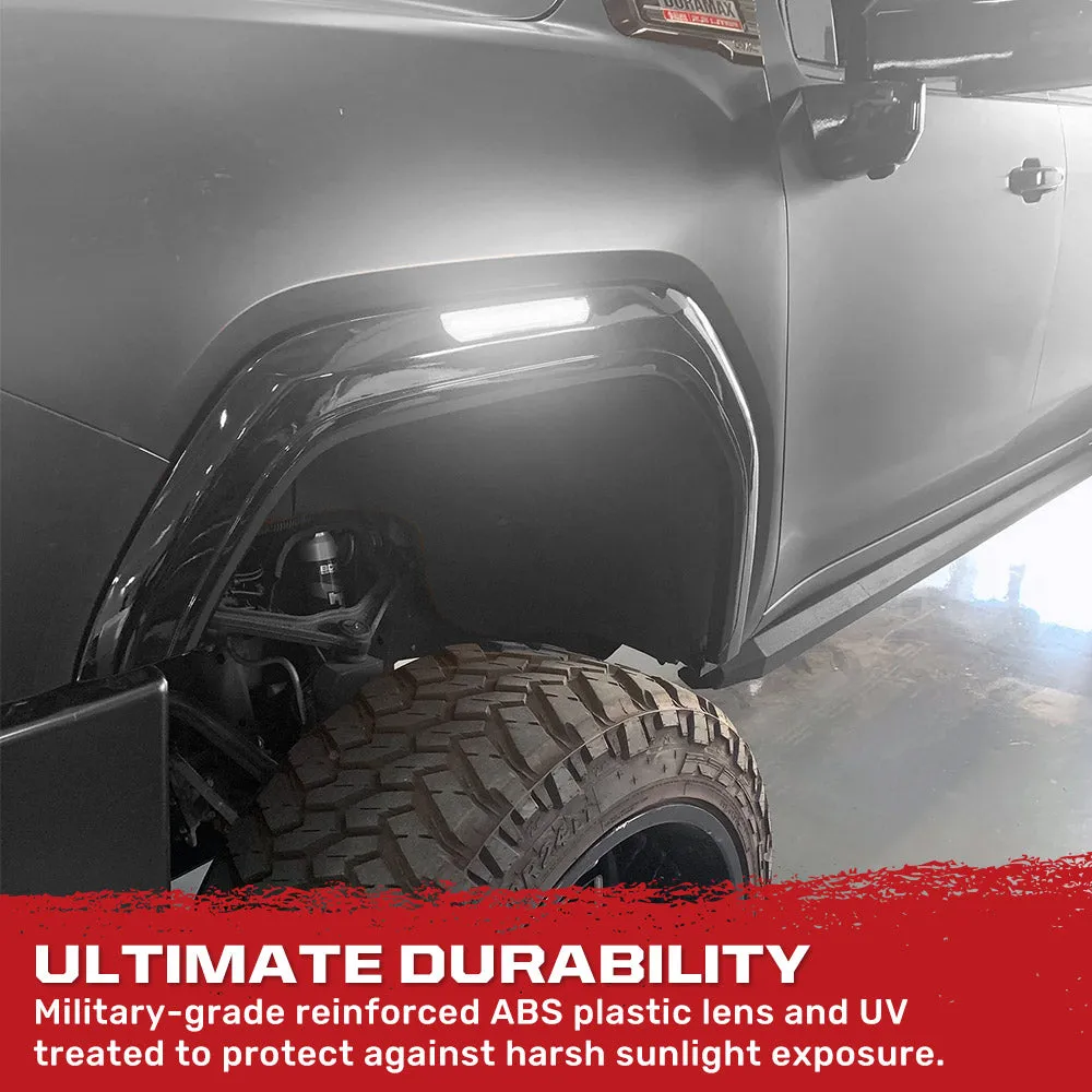 GMC 20-25 Sierra HD 2500/3500 (4th Gen) Fender Lenses (4-Piece Set) Ultra Bright LED Lights - Multiple Options product image