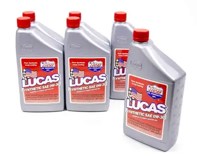 Lucas Oil Products Synthetic 0w30 Oil 6x1 Qt