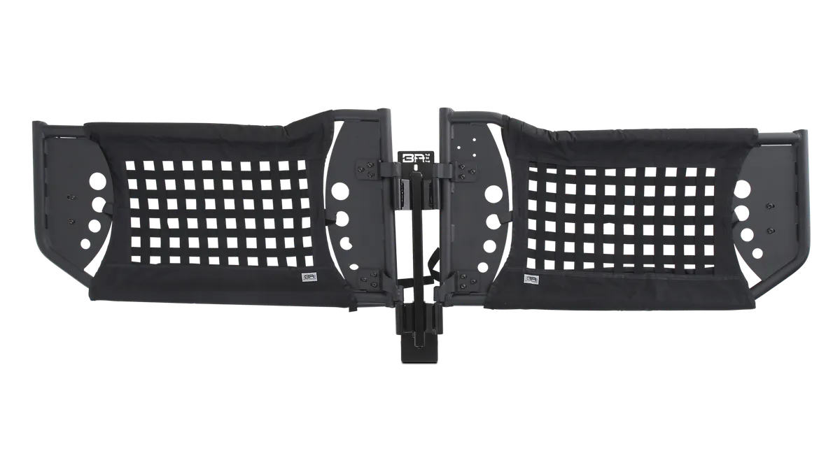 Door Storage Bar; Incl. Mounting Hardware; 1 in. Tube; 4mm Steel Plates; product image