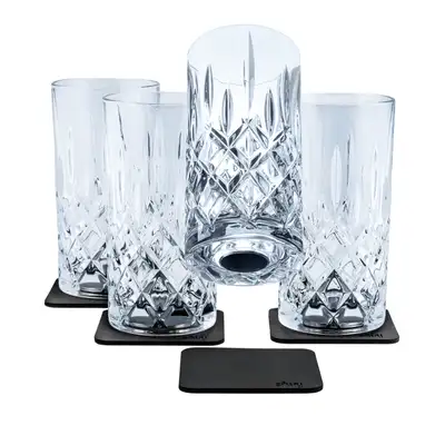 SILWY MAGNET Magnet crystal glasses LONGDRINK DIAMOND