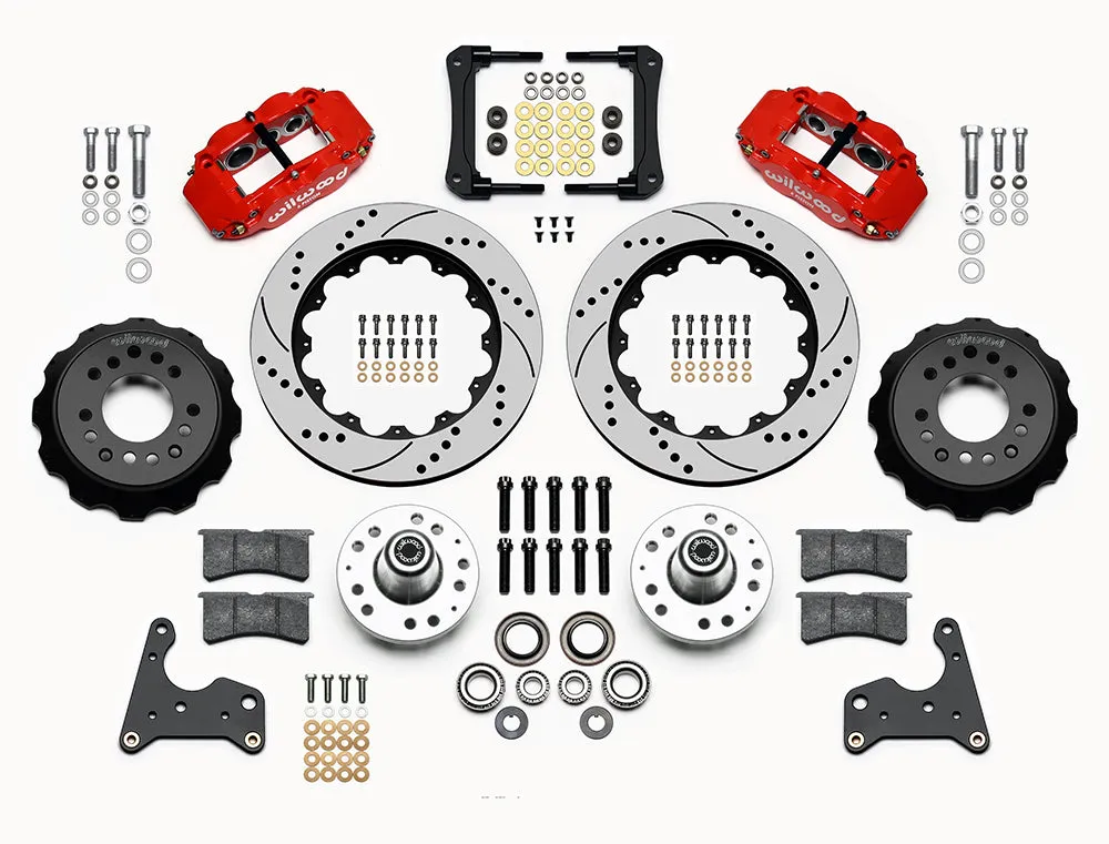 1965 - 1972 Chrysler, Dodge, Plymouth Forged Narrow Superlite 6R Big Brake Front Brake Kit (Hub) - 140-15200 product image