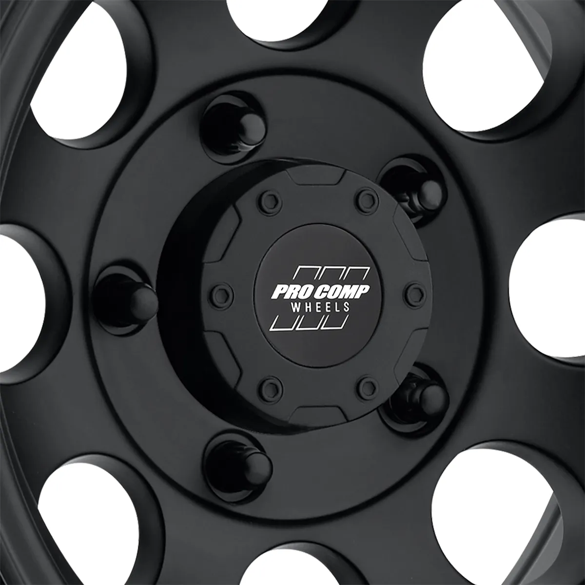 Pro Comp 7069-7973 Vintage Matte Black 17x9 5x5 4.75BS Offset -6mm Cap P/N 8327041 product image