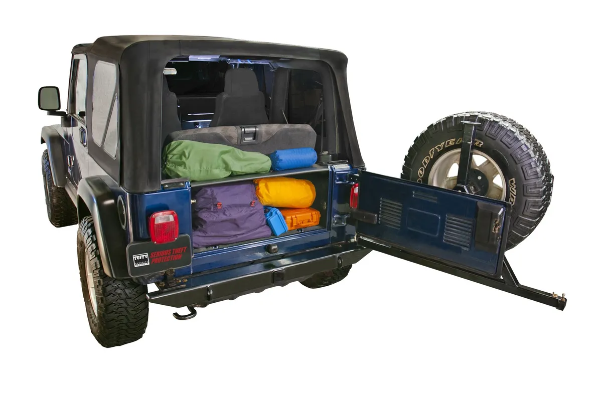 9706 Wrangler Tailgate Security Enclosure Black product image