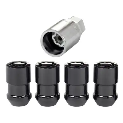 McGard Wheel Lock Set 1/220 Nut Cone Seat Dual 3/4 &13/16 Hex 1.46 in Oal Black
