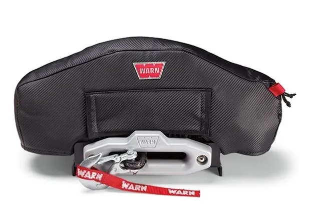 WARN - Fits Zeon and Zeon Platinum Winches; Vinyl With Mesh Backing; Front Flap Allows Access To Winch Drum; Zipper Allows Access To Clutch Handle And Remote product image