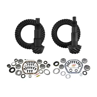 Yukon Gear and Axle Gear & Install Kit Package For Jeep Jk Non-Rubicon 4.56 Ratio JK Non-Rubicon D30/D44 Gear/Kit Package 4.56 Yukon Gear