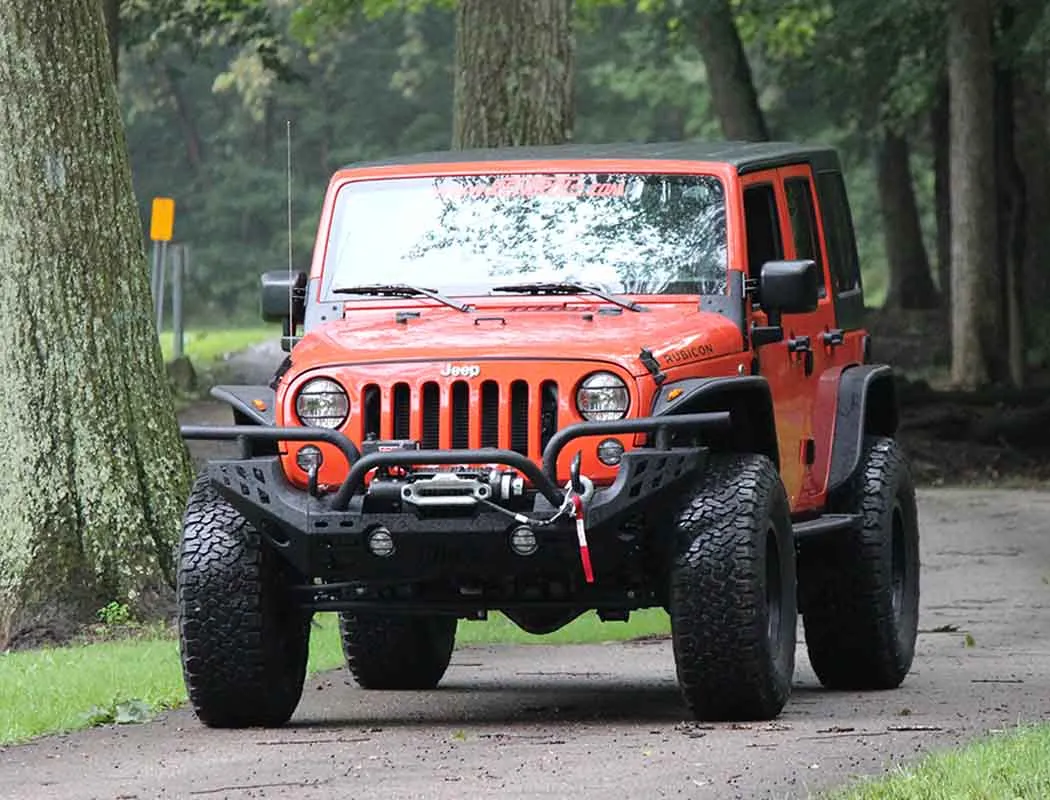 Jeep JK Headlight and Marker Cover Set 6 Pieces 07-18 Wrangler JK Textured Black Kentrol product image