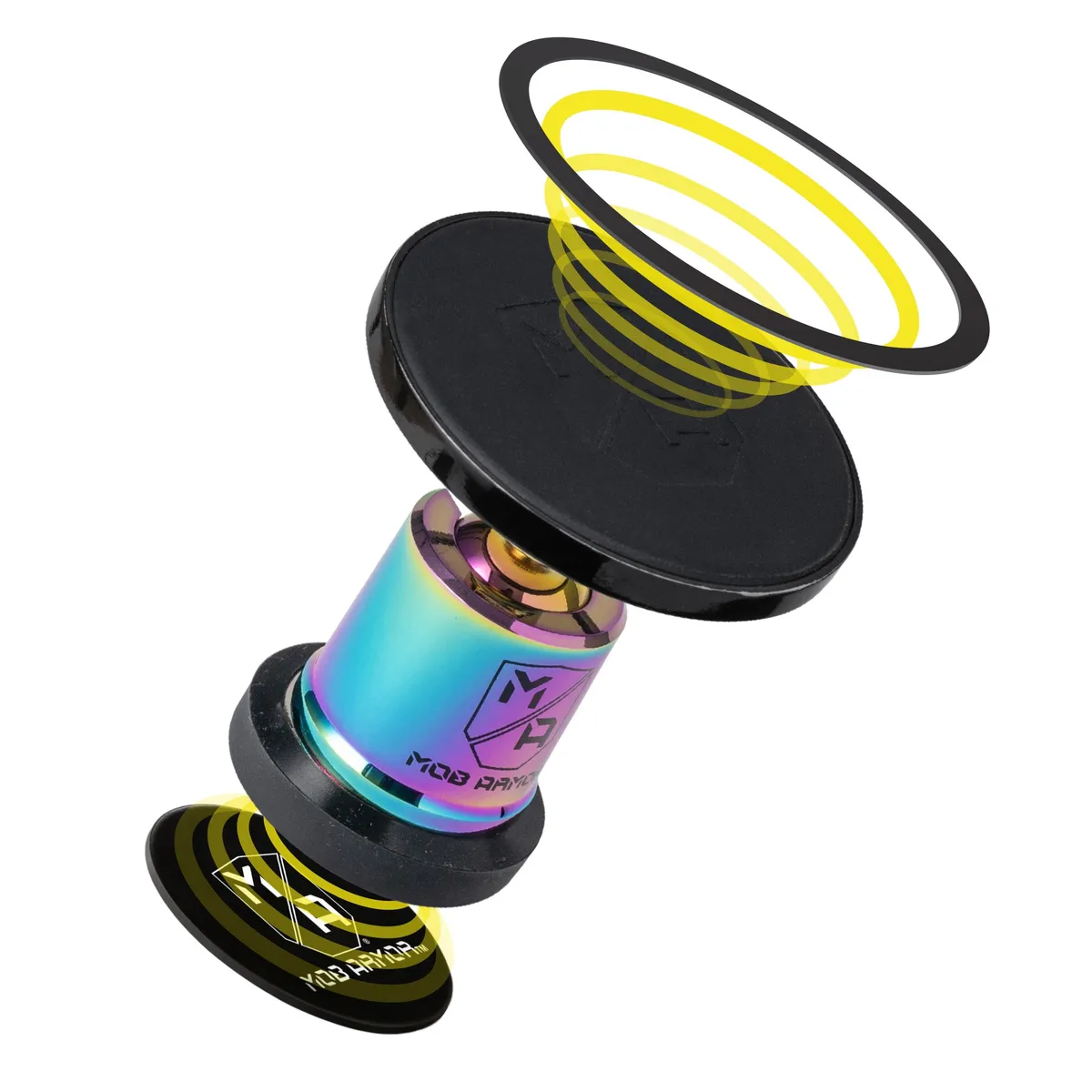 MobNetic Maxx .MS CHROME Finish | Non-Charging MagSafe® Magnetic Phone Mount product image