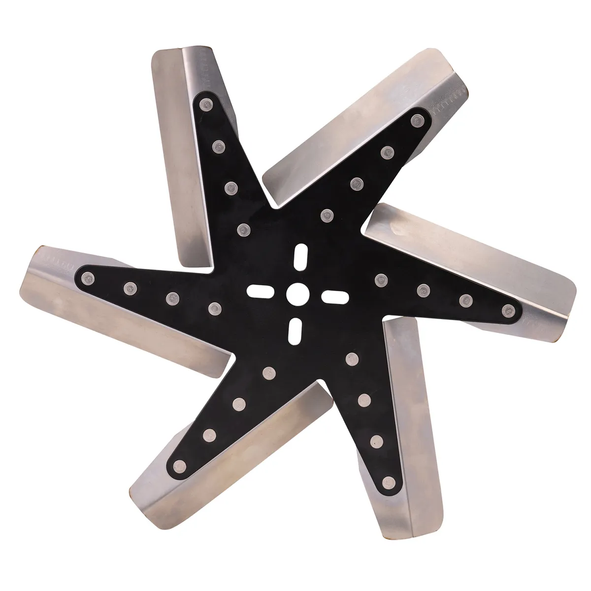 15 High Performance Stainless Steel Standard Rotation Flex Fan, Black Hub product image