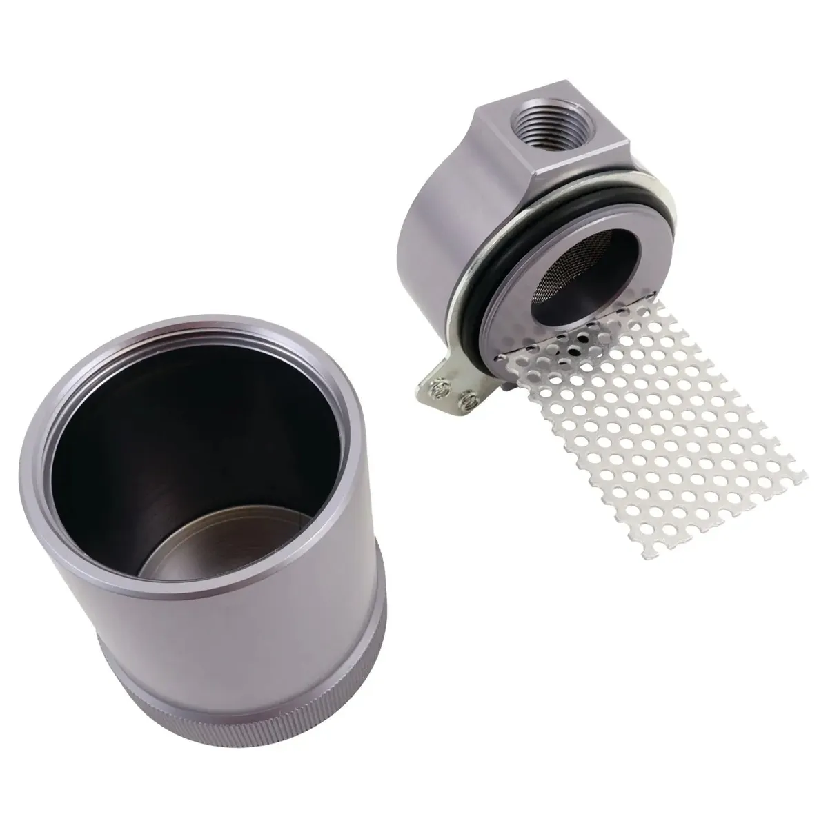 Ford Mustang V6 Oil Separator Kit With Billet Aluminum Catch Can 11-14 product image