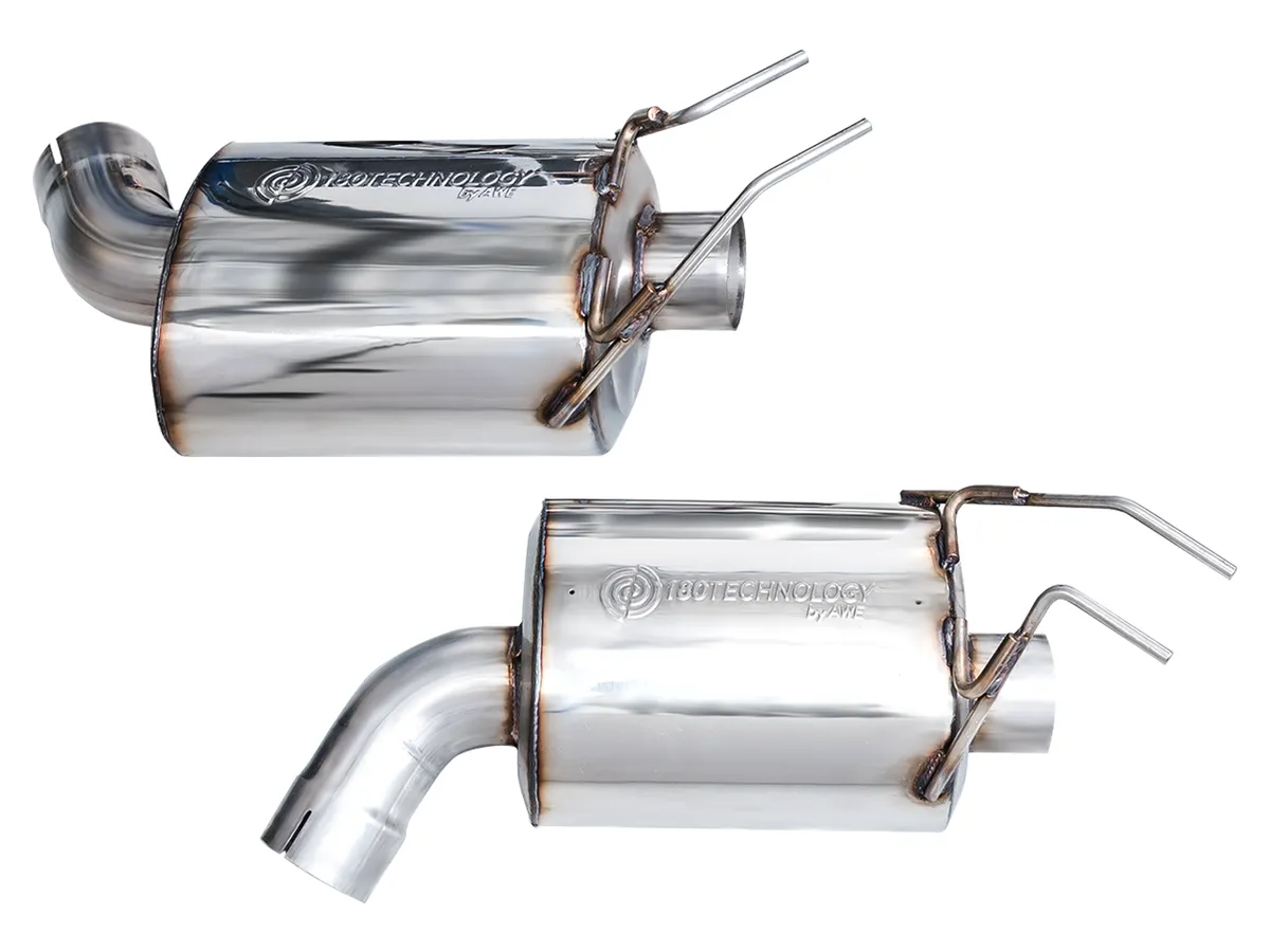 AWE Touring Edition Exhaust for FE1 Civic SiDE4 Acura Integra - Dual Chrome Silver Tips product image