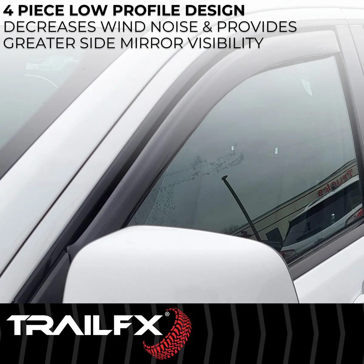 Tfx Inchannel Wndw Vents Smoke 4pc product image