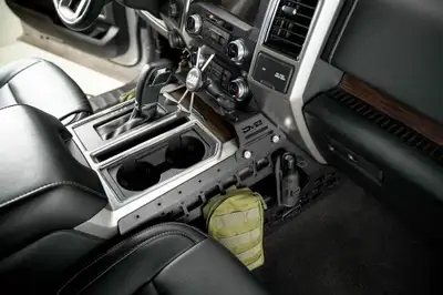 DV8 Offroad 2015-2020 Ford F-150 2017-2021 F-250350 Center Console Molle Panels Device Mount