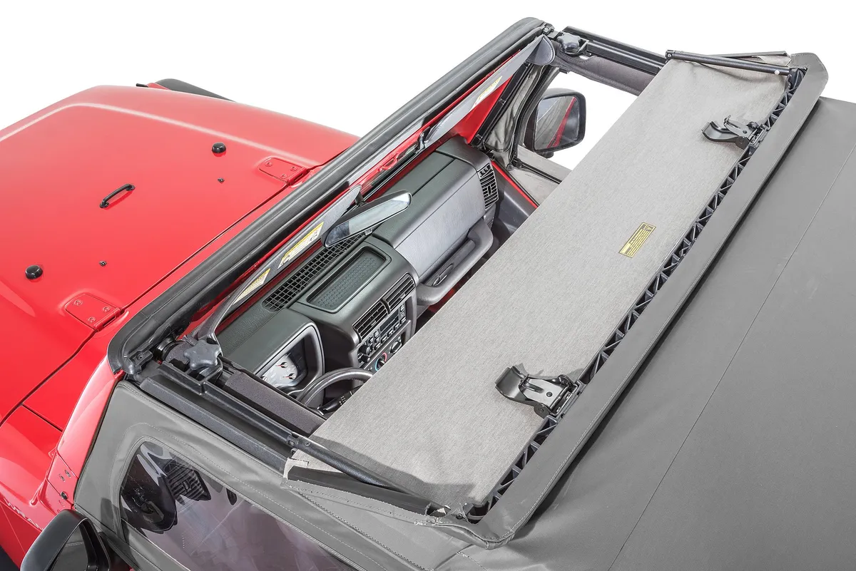 Jeep TJ Replacement Top With Doorskins Tinted Glass For 97-06 Jeep Wrangler TJ Black Diamond MasterTop product image