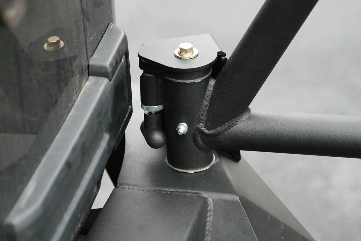 Spare Tire Carrier; 2 Stage Black Powder Coated; For Use w/PN[JP97-Y1051/JK07-Y1251]; product image