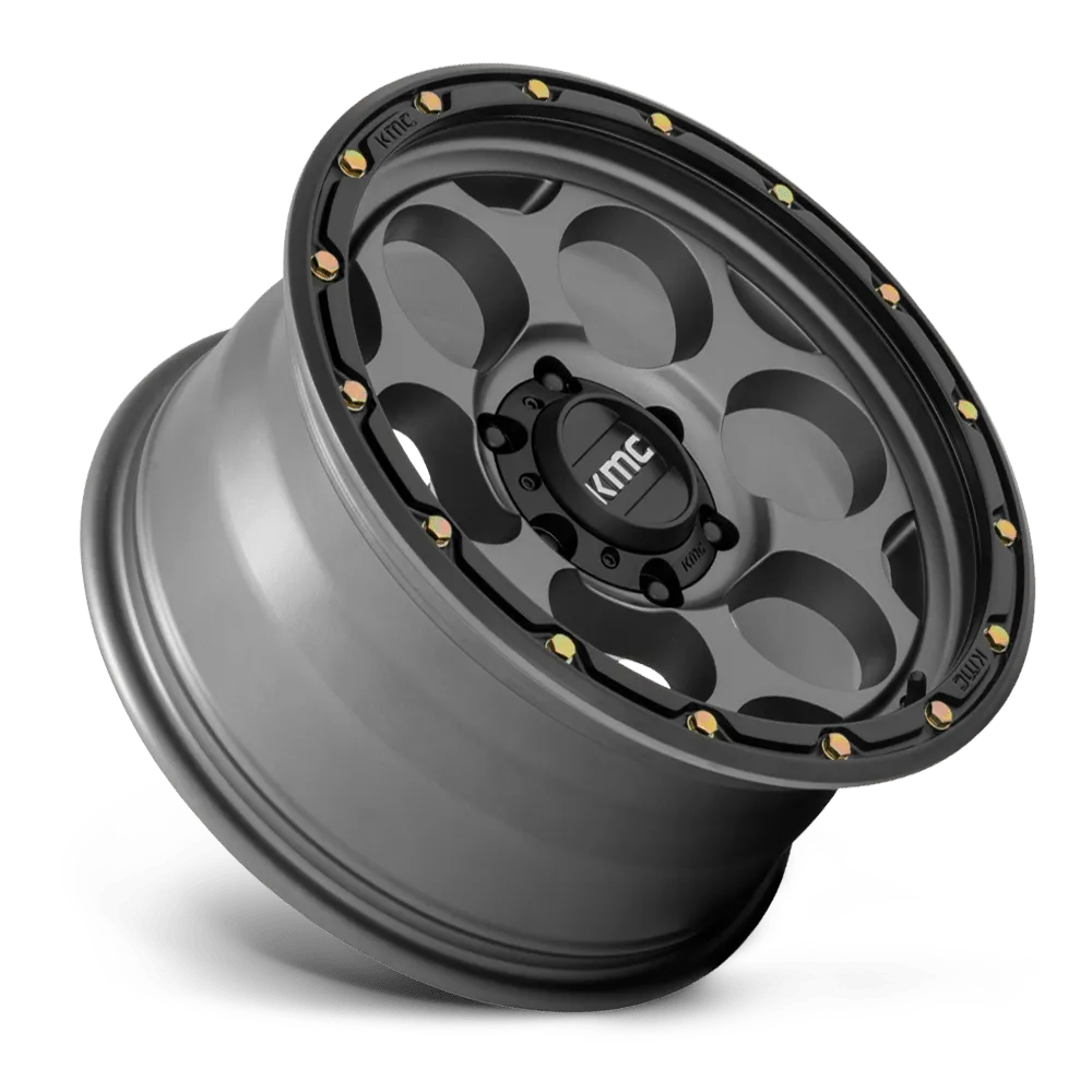 Dirty Harry 17x8.5 6x139.70 Satin Gray w/ Black Lip (0 Mm) product image