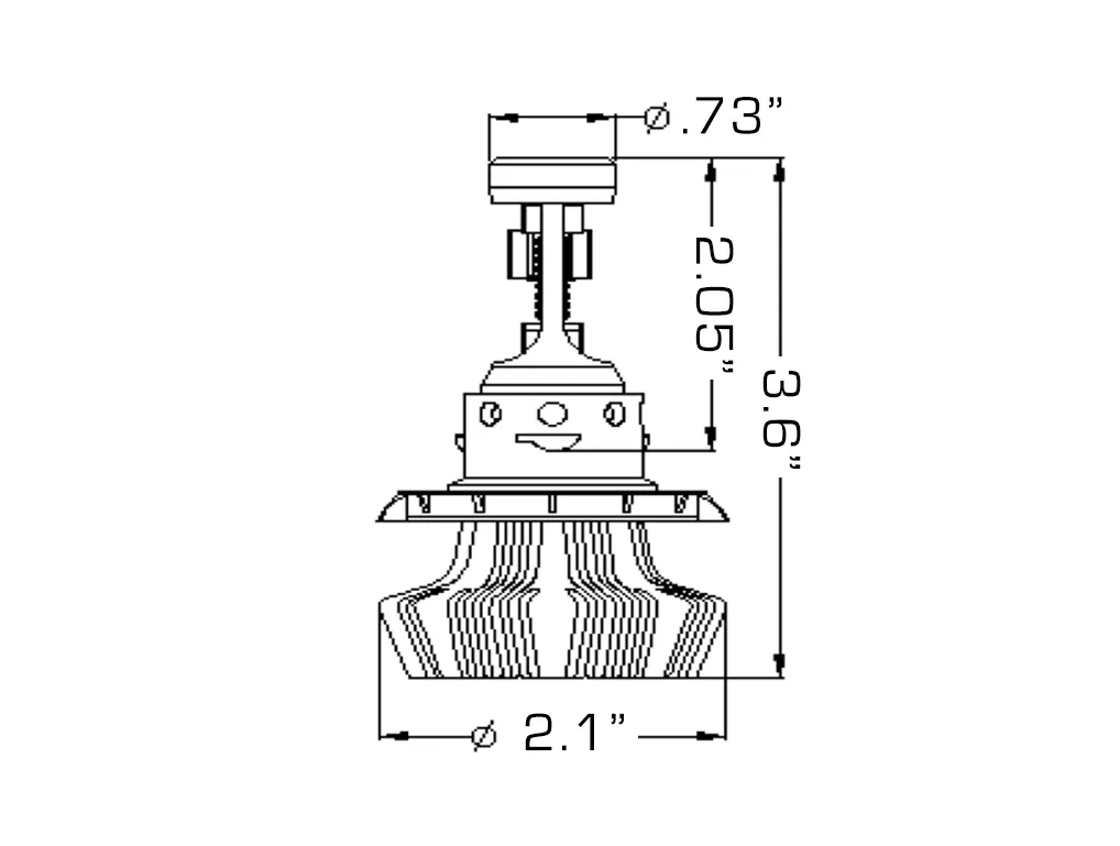ORACLE Lighting H13 - 4,000+ Lumen LED Light Bulb Conversion Kit High/Low Beam (Non-Projector) product image