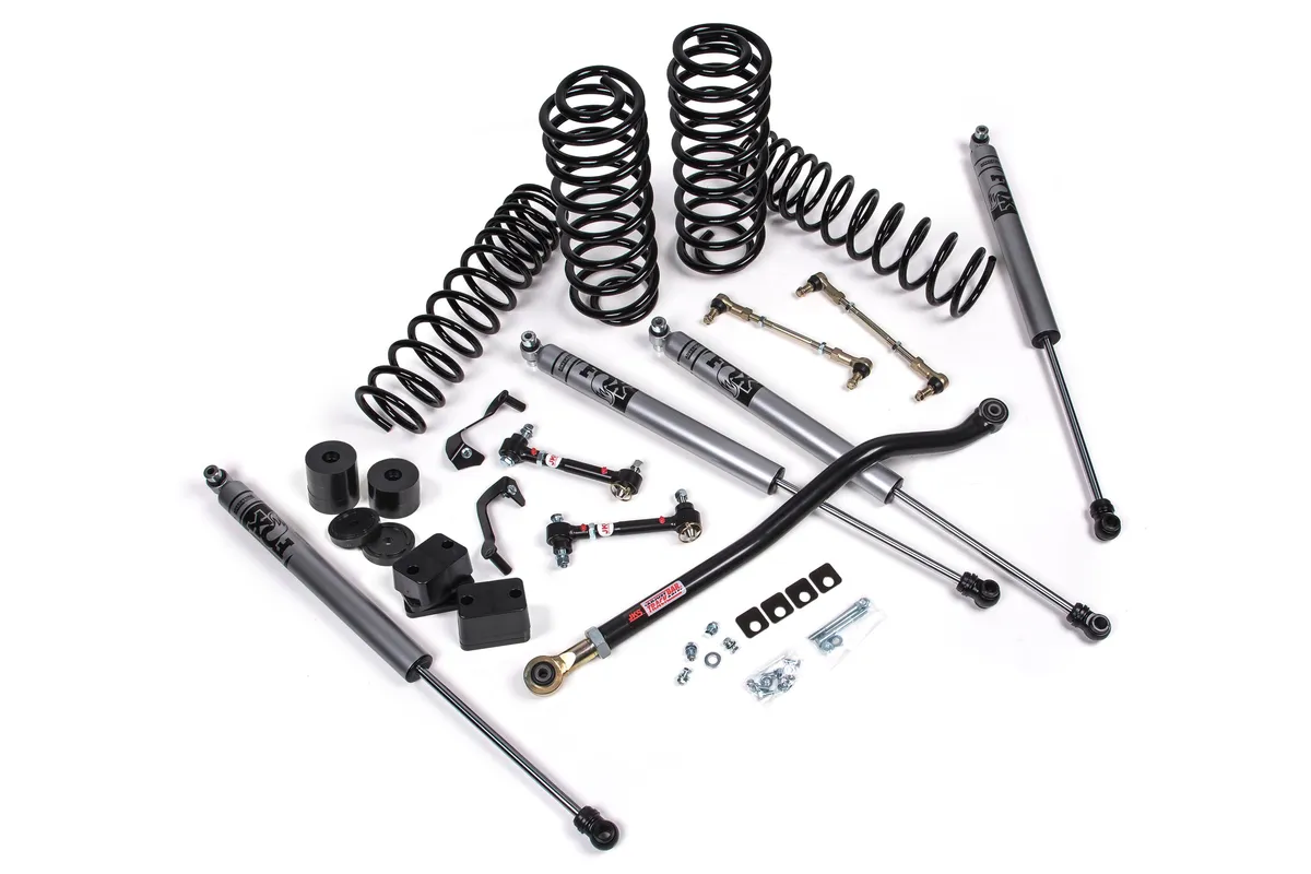 21-24 Jeep Wrangler JL 4xe 4 Door 2 Inch J-Venture Suspension Lift Kit Fox 2.0 Adv Series Shocks JSPEC product image