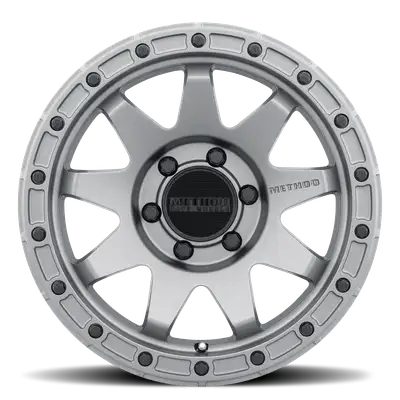 Method Race Wheels Aluminum Wheels 20x9 MR317 Bolt Pattern 6 On 139.7 Offset 18 Lip Size 0.83 Matte Titanium GY Method
