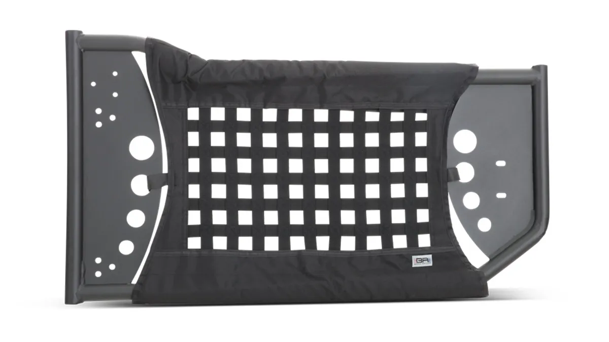 Trail Doors; Gen III; Pair; Front; Steel; Nylon Webbing Included; Textured Black Powder Coat; product image