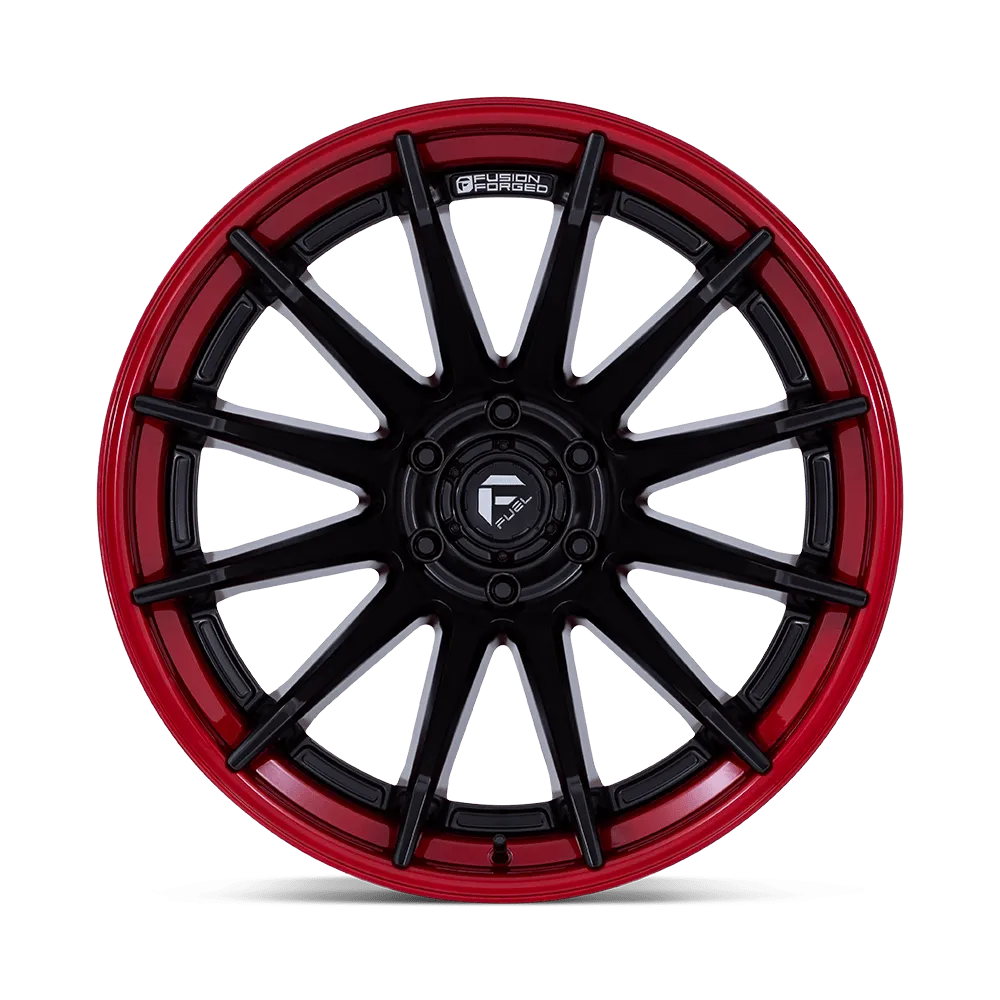 Fuel Wheels | Burn | Matte Black w/ Candy Red Lip product image