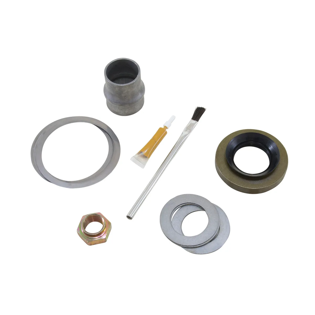Yukon Minimum installation kits are a low cost solution for gear changes in newer vehicles where the bearings can be reused. This kit uses all high quality components to ensure a smooth set up. kit includes a pinion seal product image