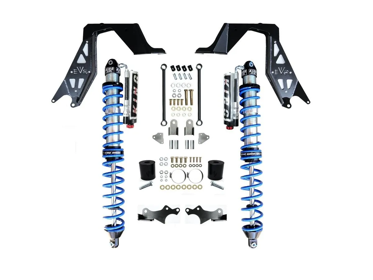 14" Inch Travel EVO Spec King Nv2514 Front Bolt-On 2.5" Coilover Kit Black For Jl/Jt Wrangler & Gladiator product image