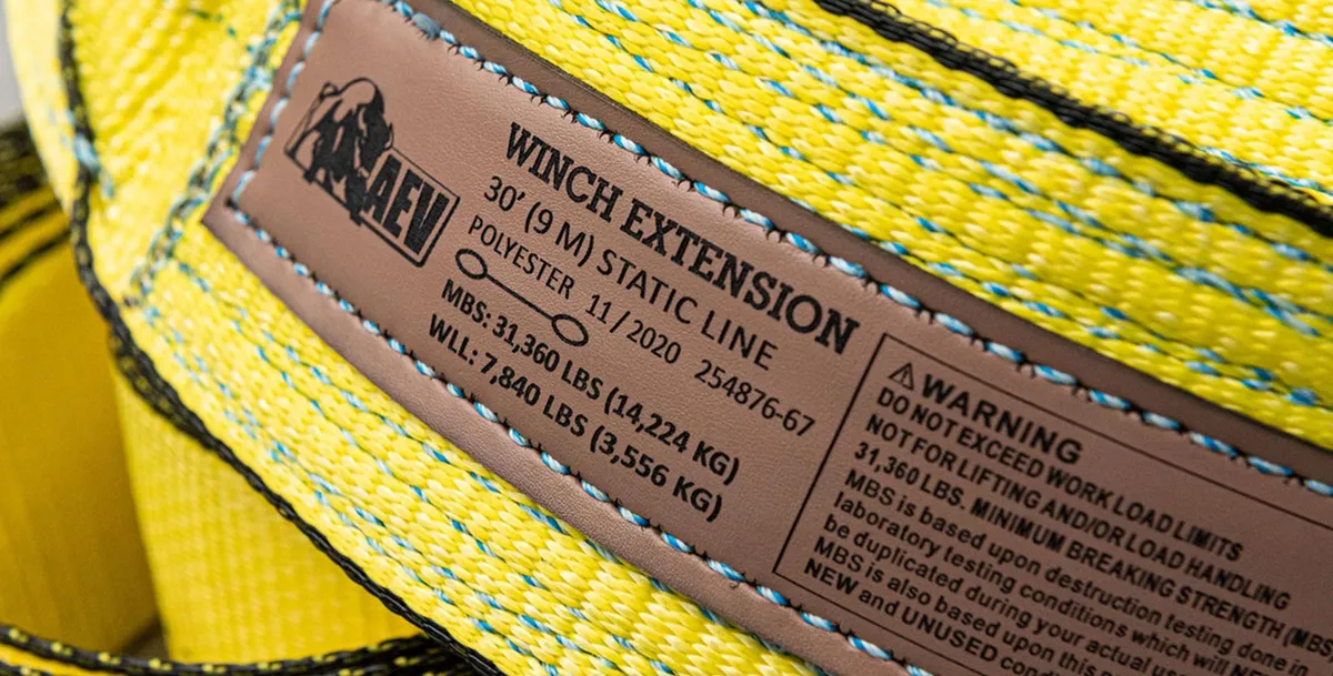 AEV Mid-Size 3in Winch Extension Strap product image