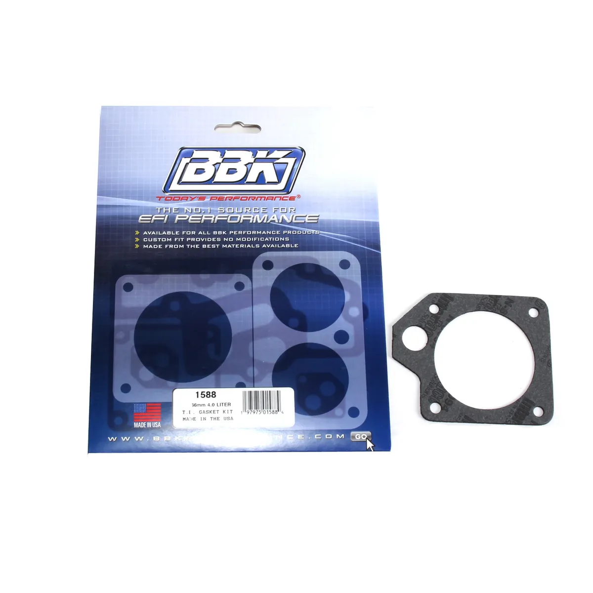 Bbk Performance Parts 1588 Throttle Body Gasket Kit - Ford Ranger/Explorer 4.0l 66mm product image