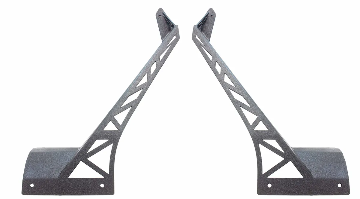 Black textured powder coat, Steel, Sold as a pair, Designed to mount a 52 in. overall width light bar product image