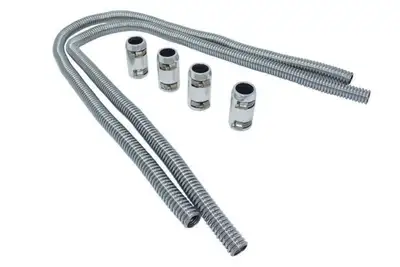 Specialty Products Company / SPC Performance Heater Hose Kit 44in w/Polished Aluminum Cap