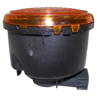 Crown Automotive Jeep Replacement Crown Automotive Jeep Replacement 55077885AD Left Front Park and Turn Signal Lamp, Amber w/ Clear Bulb 2007-2013 JK Wrangler