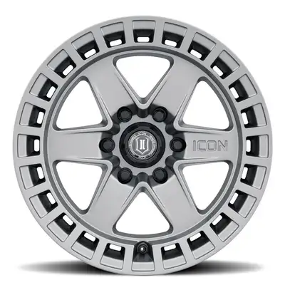 ICON Vehicle Dynamics Icon Alloys Raider Titanium17 X 8.5/6 X 120/0 Mm/4.75in Bs