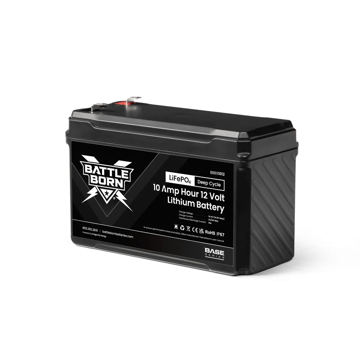 Battle Born 10ah 12v Lifepo4 Deep Cycle Battery (Base Series) product image