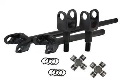 Revolution Gear & Axle 2007-18 Wrangler JK Dana 30 27 Spline 4340 Chromoly USA Made Front Axle Kit Revolution Gear