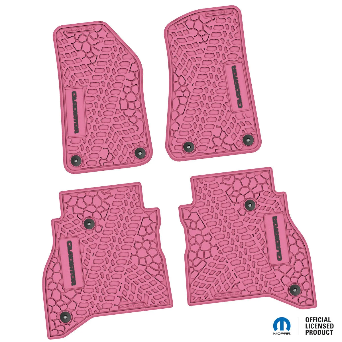 20-24 Jeep Gladiator Front and RearTire Tread/Scorched Earth Scene w/ Gladiator Insert - Black w/ Dark Blue Insert product image