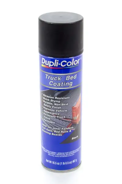 Dupli-Color Truck Bed Coating; Black; 16.5 Oz. Aerosol