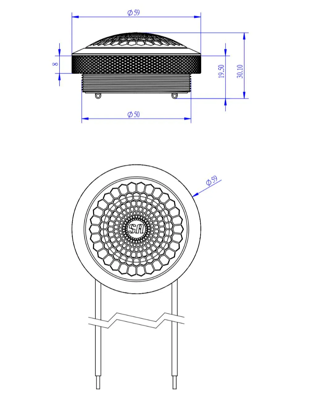 sa Series Version 4 1in Soft Dome Tweeter Pair product image