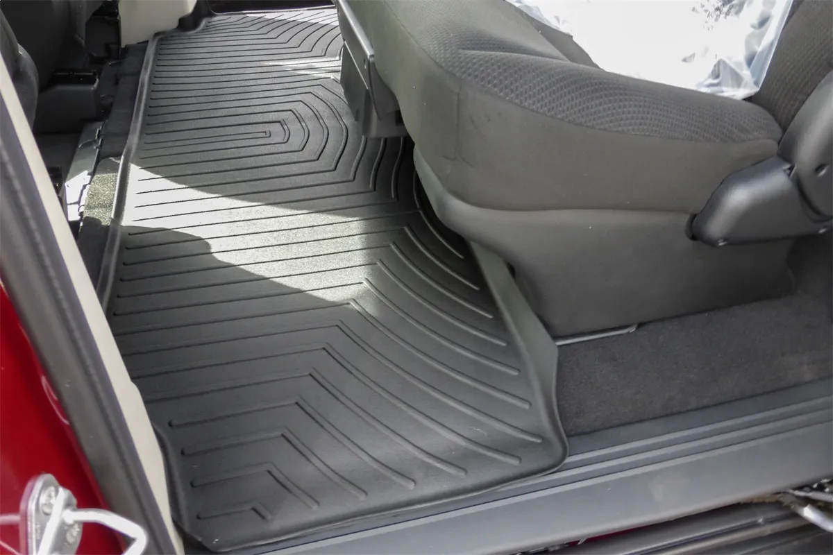 2001 - 2007 Chrysler Town and Country Black Rear FloorLiner 2nd row. Fits vehicles w/ Stow N Go seating only / 2005 + Dodge Grand Caravan Black Rear FloorLiner 2nd row. Fits vehicles w/ Stow N Go seating only product image